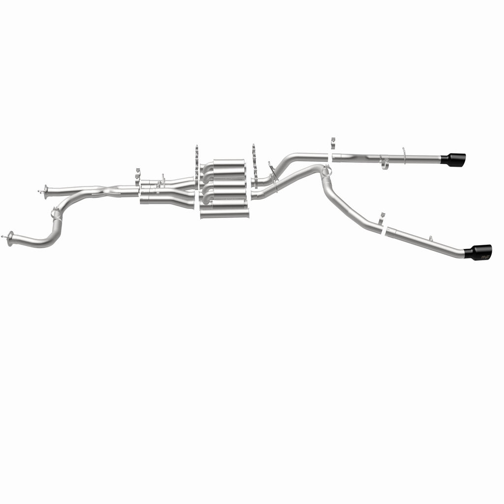 MagnaFlow Exhaust Products 19691 xMOD Series Black Chrome Tips Cat-Back System for Select Ram