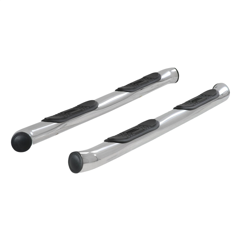 ARIES 206008-2 3in. Round Polished Stainless Side Bars; Select Honda Pilot - Truck Part Superstore