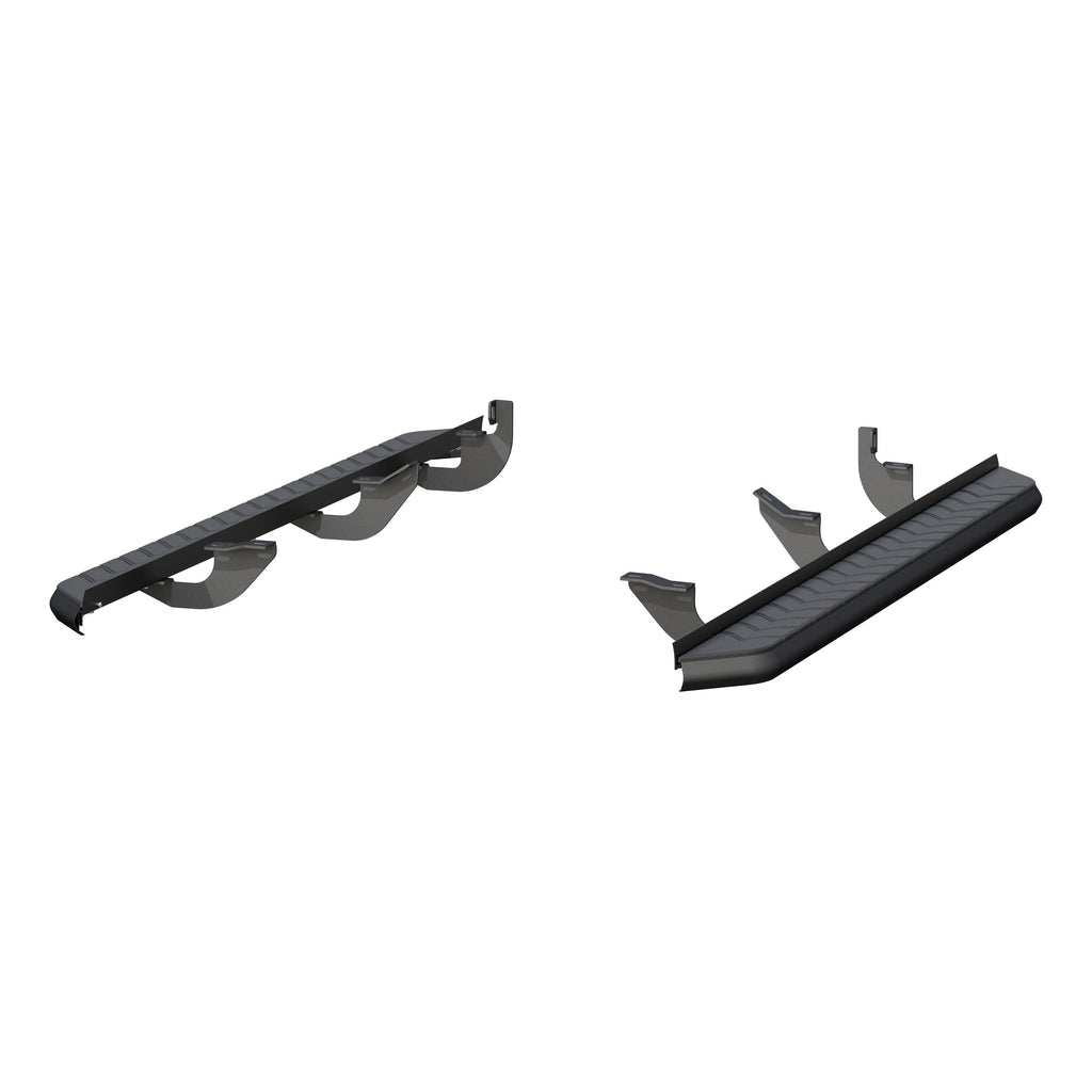 ARIES 2061001 AeroTread 5" x 70" Black Stainless Running Boards, Select Acura MDX for Select Acura MDX