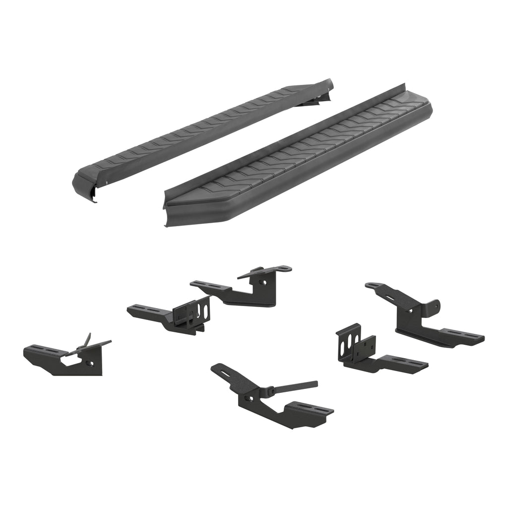 ARIES 2061003 AeroTread 5" x 76" Black Stainless Running Boards, Select Ford Explorer for Select Ford Explorer