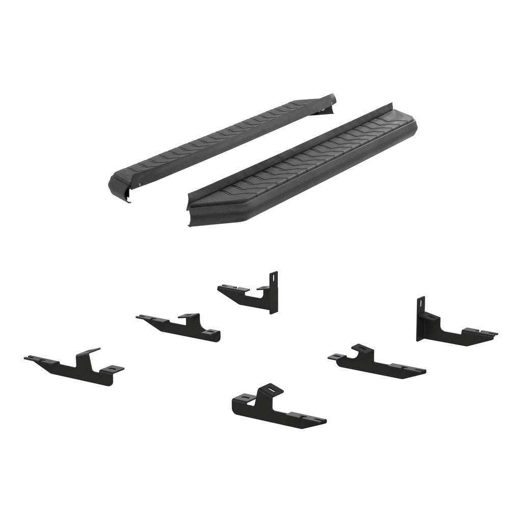 ARIES 2061006 AeroTread 5" x 67" Black Stainless Running Boards, Select Honda Pilot for Select Honda Pilot
