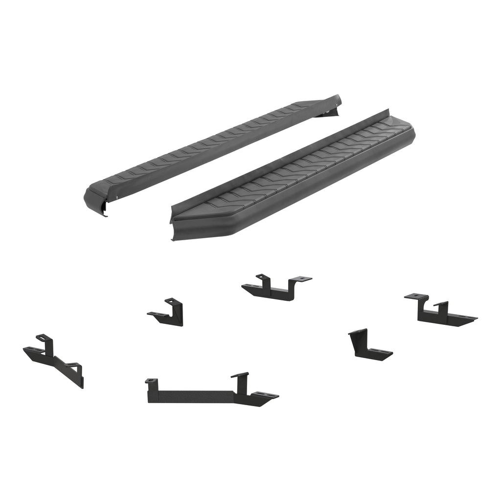 ARIES 2061015 AeroTread 5" x 70" Black Stainless Running Boards, Select Toyota Highlander for Select Toyota Highlander