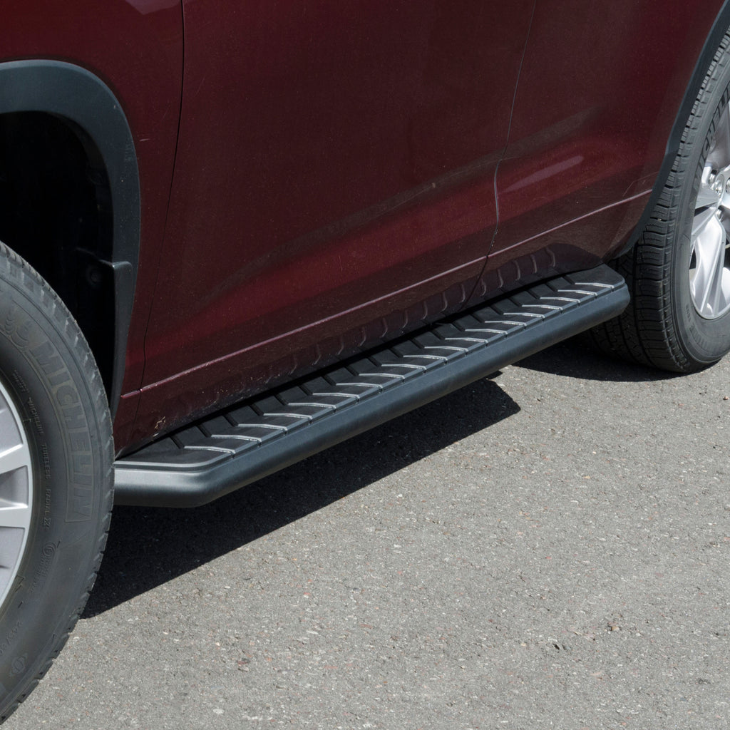 ARIES 2061015 AeroTread 5" x 70" Black Stainless Running Boards, Select Toyota Highlander for Select Toyota Highlander