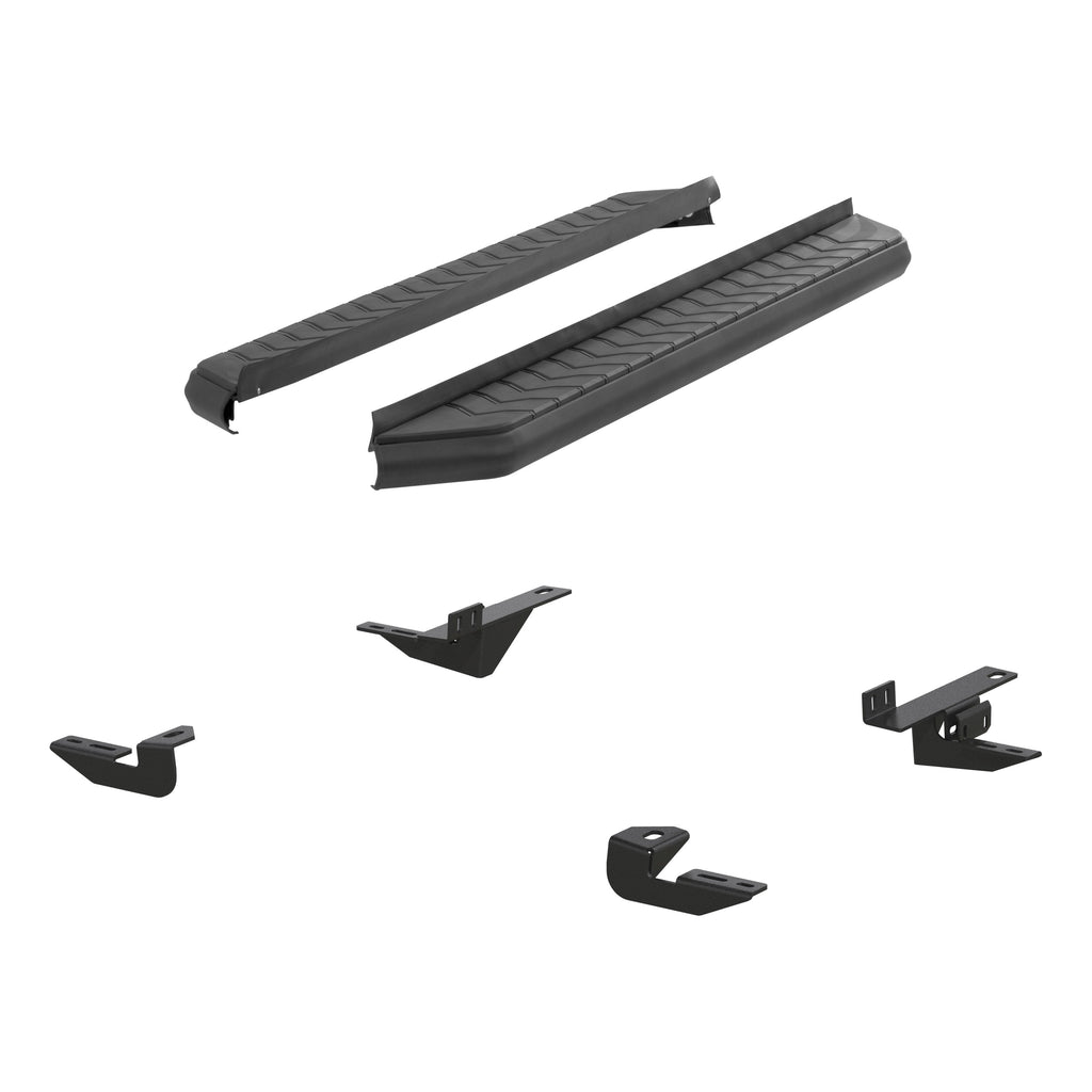 ARIES 2061017 AeroTread 5" x 67" Black Stainless Running Boards, Select Toyota RAV4 - Truck Part Superstore