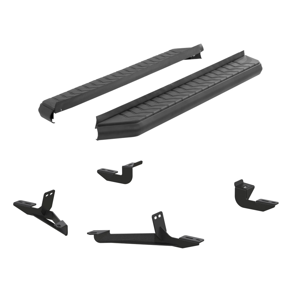 ARIES 2061018 AeroTread 5" x 67" Black Stainless Running Boards, Select Toyota RAV4 for Select Toyota RAV4