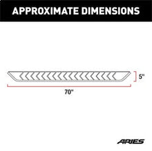 Load image into Gallery viewer, ARIES 2061019 AeroTread 5in. x 70in. Black Stainless Running Boards; Select Hyundai Tucson - Truck Part Superstore