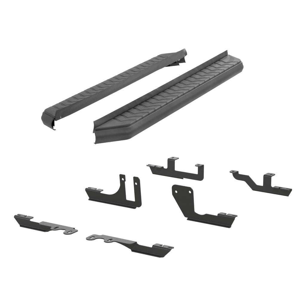 ARIES 2061020 AeroTread 5" x 76" Black Stainless Running Boards, Select Traverse, Acadia for Select Chevrolet Traverse