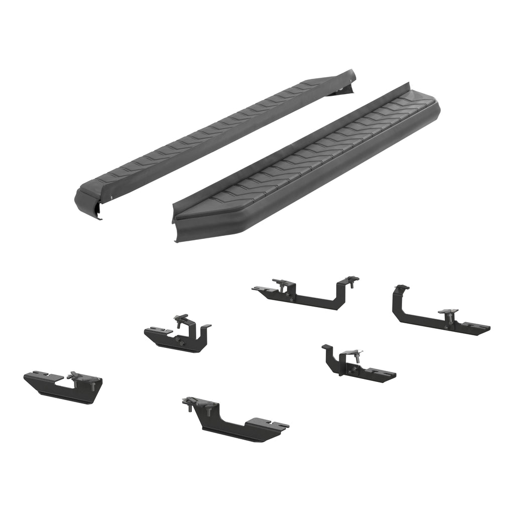 ARIES 2061021 AeroTread 5" x 70" Black Stainless Running Boards, Select Ford Escape for Select Ford Escape