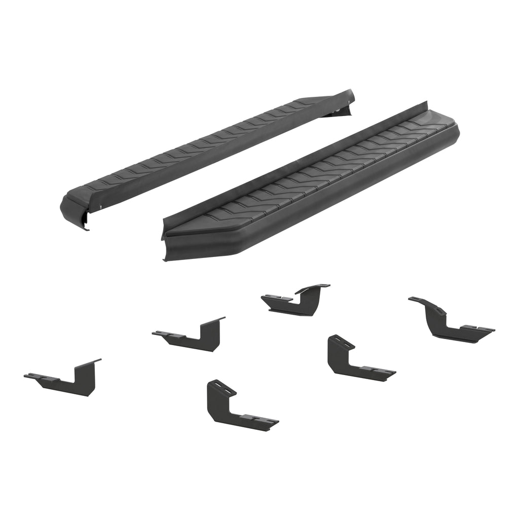 ARIES 2061027 AeroTread 5" x 67" Black Stainless Running Boards, Select Toyota 4Runner for Select Toyota 4Runner