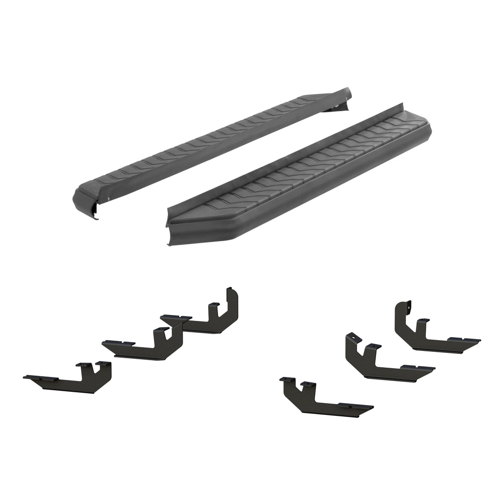 ARIES 2061029 AeroTread 5" x 70" Black Stainless Running Boards, Select Honda Pilot for Select Honda Pilot