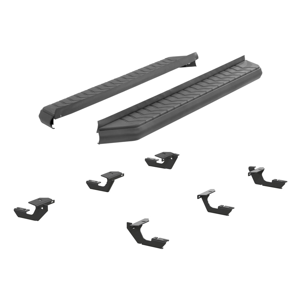 ARIES 2061031 AeroTread 5" x 73" Black Stainless Running Boards, Select Dodge Durango for Select Dodge Durango