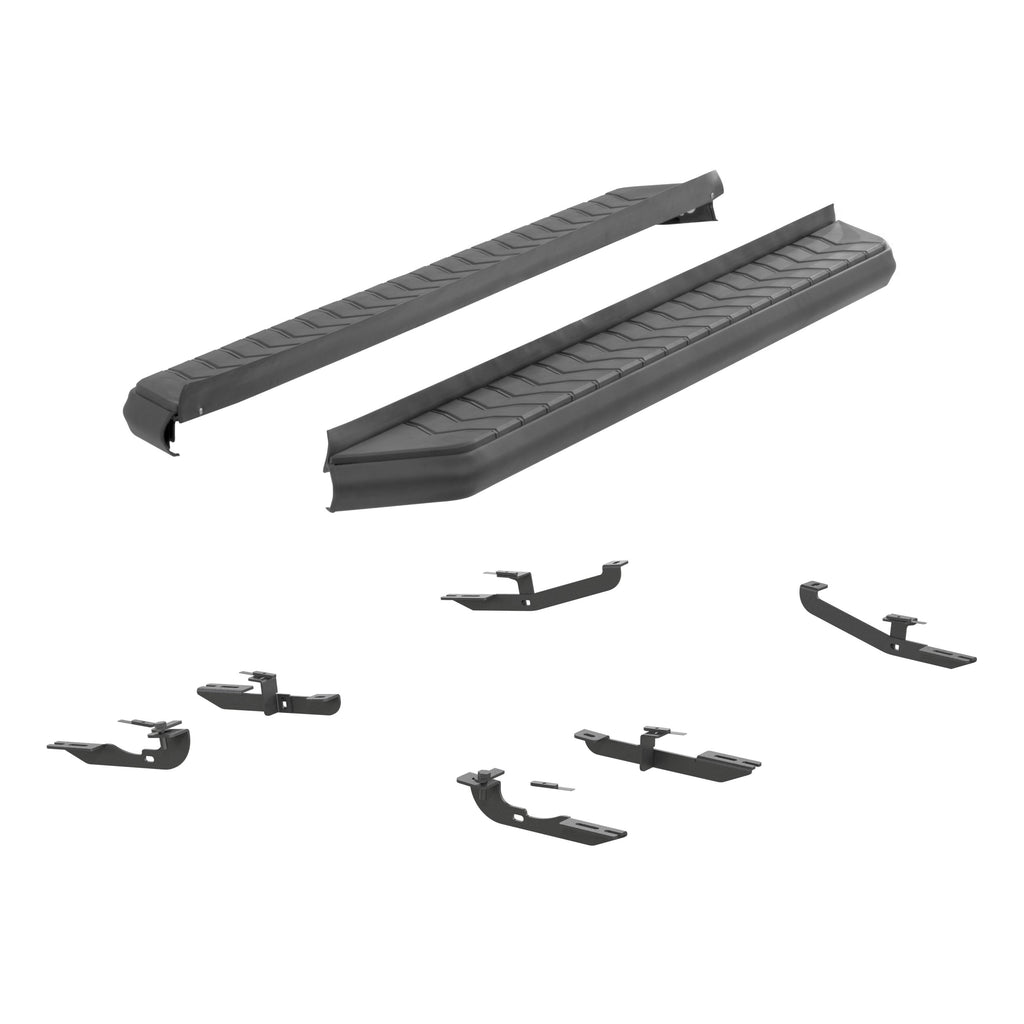 ARIES 2061032 AeroTread 5" x 70" Black Stainless Running Boards, Select Jeep Cherokee for Select Jeep Cherokee