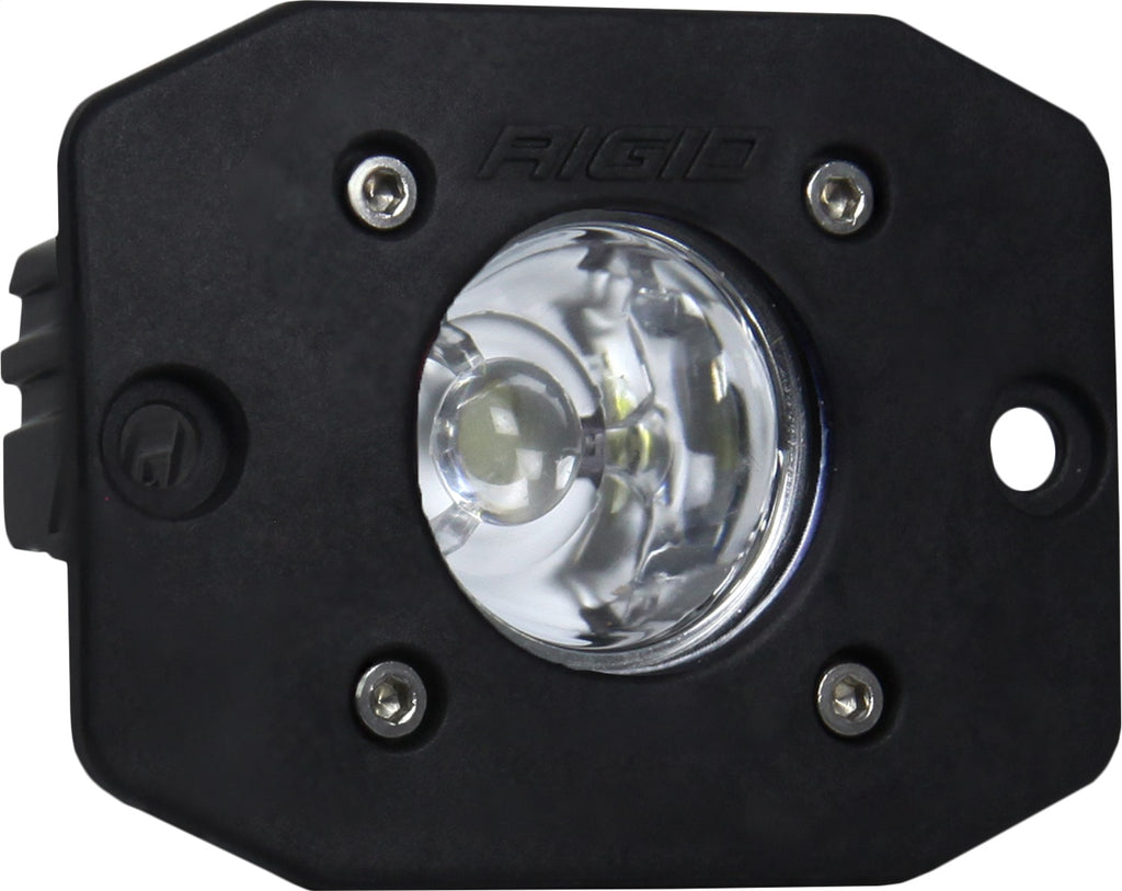 Rigid Industries 20621 RIGID Ignite LED Light; Flood Beam Pattern; Flush Mount; Black Housing ; Single