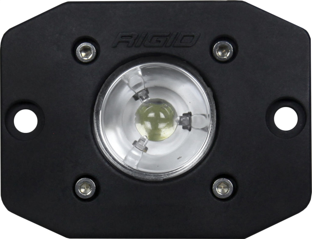 Rigid Industries 20621 RIGID Ignite LED Light; Flood Beam Pattern; Flush Mount; Black Housing ; Single
