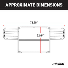 Load image into Gallery viewer, ARIES 2066 Black Steel Grille Guard, Select Toyota 4Runner for Select Toyota 4Runner