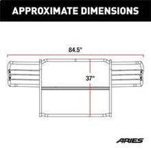 Load image into Gallery viewer, ARIES 2069-2 ARIES 2069-2 1-1/2-Inch Polished Stainless Steel Grille Guard; No-Drill; Select - Truck Part Superstore