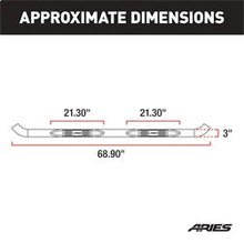 Load image into Gallery viewer, ARIES 207003 3in. Round Black Steel Side Bars; Select Hyundai Santa Fe - Truck Part Superstore