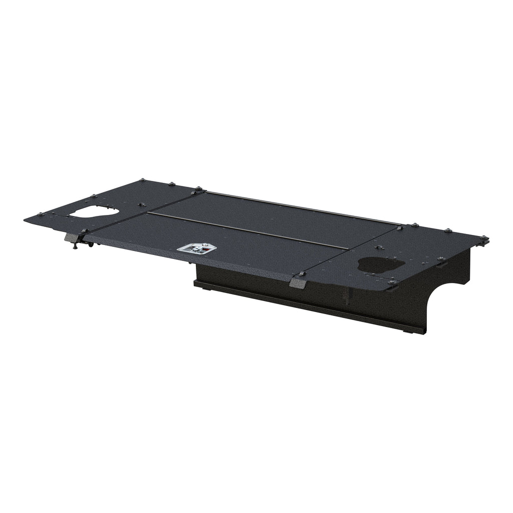 ARIES 2070465 Black Aluminum Security Cargo Lid, Select Jeep JK Unlimited for Select Jeep Wrangler