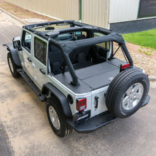 Load image into Gallery viewer, ARIES 2070465 Black Aluminum Security Cargo Lid, Select Jeep JK Unlimited for Select Jeep Wrangler