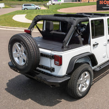 Load image into Gallery viewer, ARIES 2070465 Black Aluminum Security Cargo Lid, Select Jeep JK Unlimited for Select Jeep Wrangler