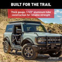Load image into Gallery viewer, ARIES 2070615 Textured Black Aluminum Platform Roof Rack Cargo Carrier, Fits Select Ford Bronco 2-Door for Select Ford Bronco