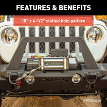 Load image into Gallery viewer, ARIES 2072102 TrailChaser Bumper Jeep JL, Gladiator Winch Reinforcement Bracket for Select Jeep Wrangler