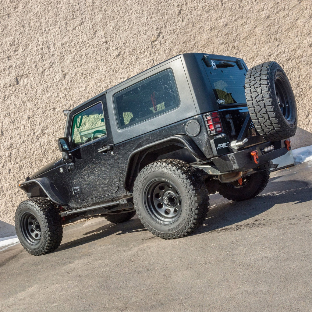 ARIES 2074100 Rocker Step Running Boards; Select Jeep Wrangler JK - Truck Part Superstore