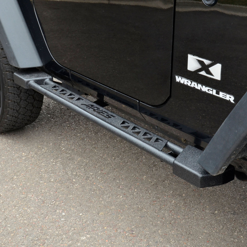 ARIES 2074100 Rocker Step Running Boards; Select Jeep Wrangler JK - Truck Part Superstore