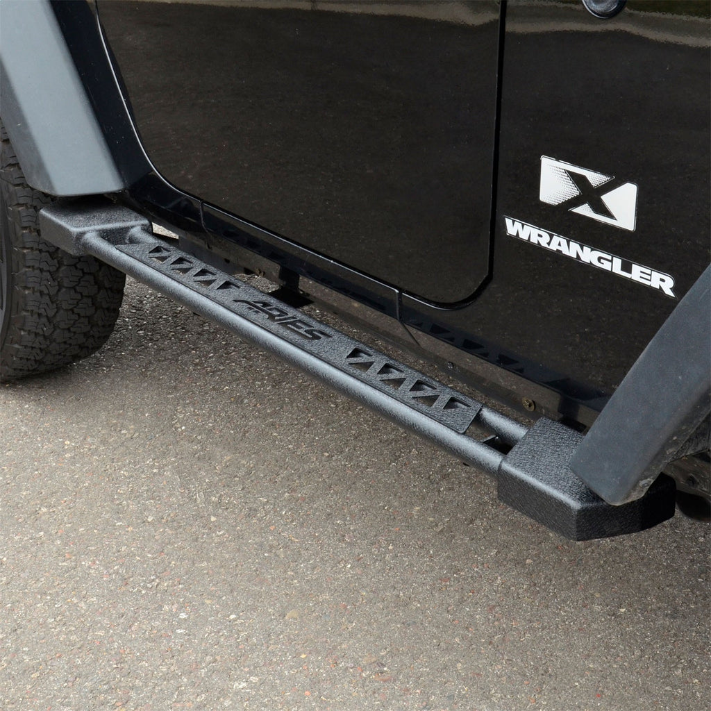 ARIES 2074100 Rocker Step Running Boards; Select Jeep Wrangler JK - Truck Part Superstore