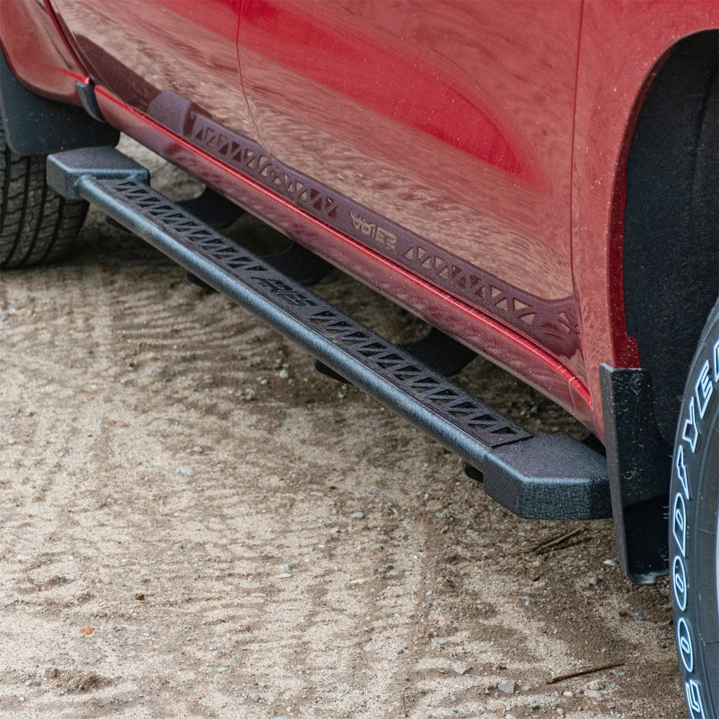 ARIES 2074113 Rocker Step Running Boards; Select Silverado; Sierra 1500; 2500; 3500 Crew Cab - Truck Part Superstore