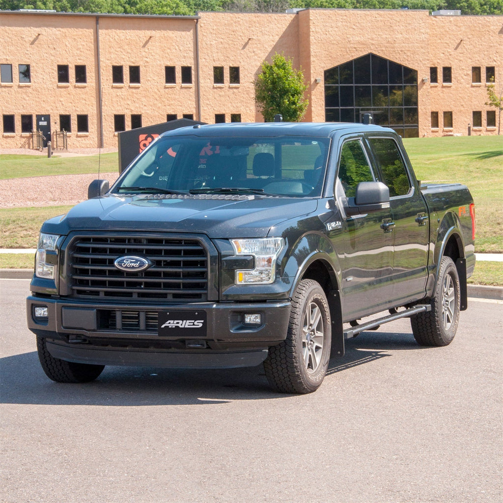ARIES 2074120 Rocker Step Running Boards; Select Ford F150; F250; F350; F450; F550 Crew Cab - Truck Part Superstore