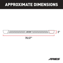 Load image into Gallery viewer, ARIES 2074152 ARIES 2074152 Black Steel Rocker Step Guard Running Boards; Select Toyota Tundra - Truck Part Superstore