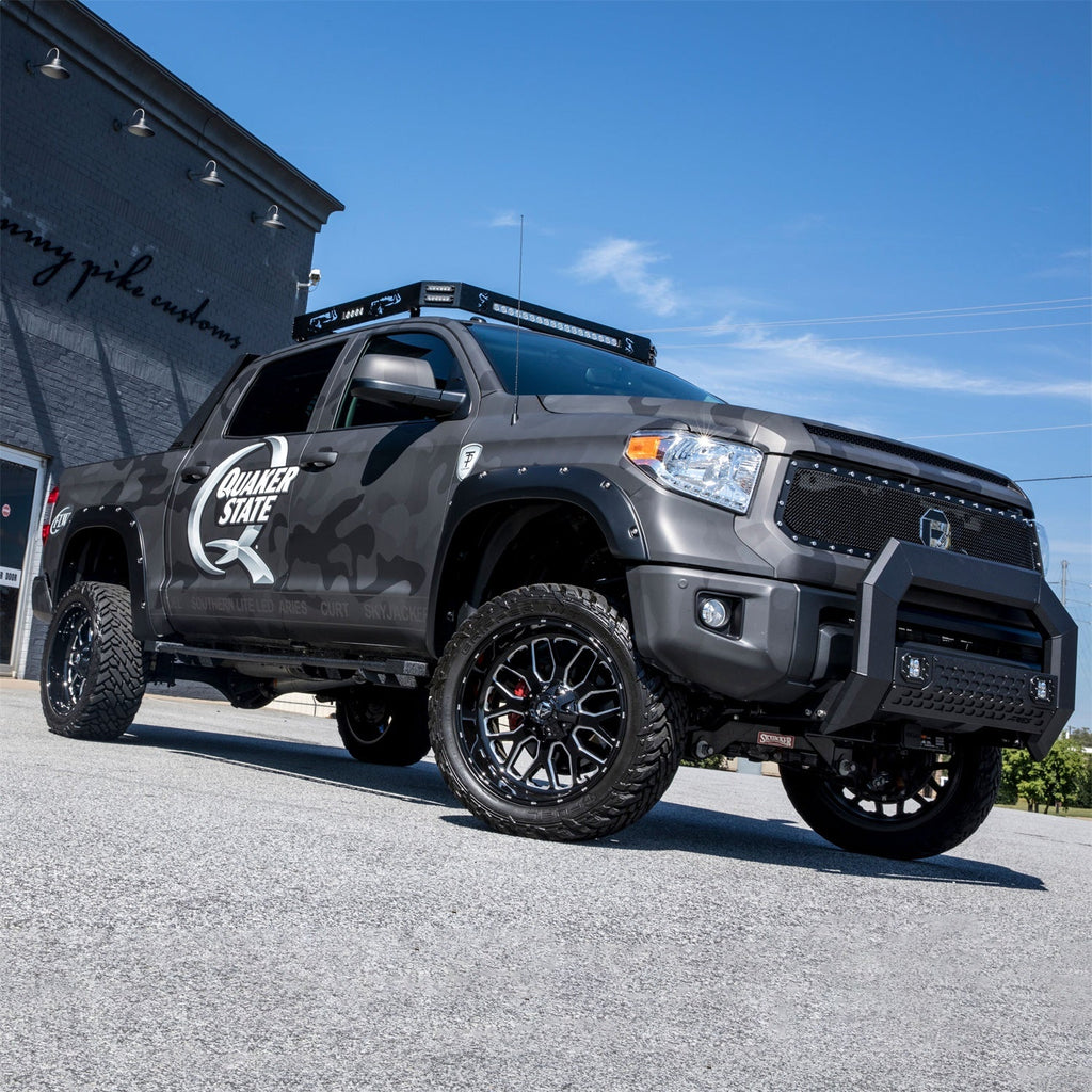 ARIES 2074152 ARIES 2074152 Black Steel Rocker Step Guard Running Boards; Select Toyota Tundra - Truck Part Superstore