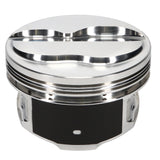 JE Pistons 207416 Piston Set, 2618, Dome, 4.125 Bore, 1.230 CD, 0.927 Pin, Set of 8.