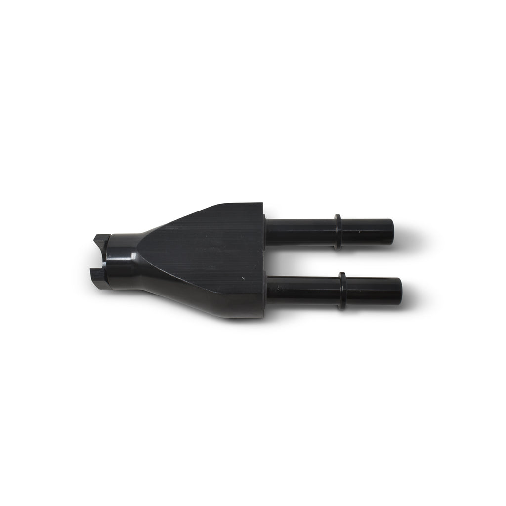 Yblock-Adapter-38-Sae-Quick-Disconnect-Female-(2)-38-Sae-Qd-Male-Black