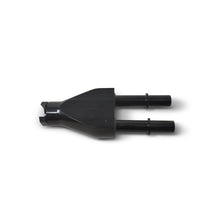 Load image into Gallery viewer, Yblock-Adapter-38-Sae-Quick-Disconnect-Female-(2)-38-Sae-Qd-Male-Black