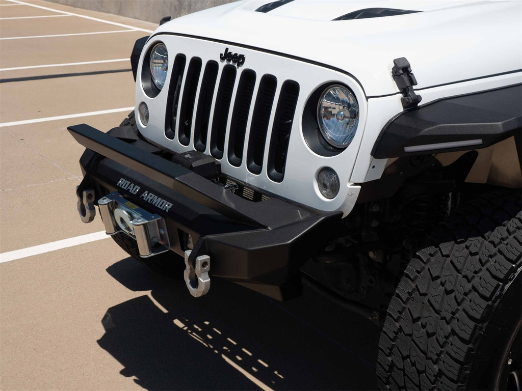 Road Armor 507AFF0B Stealth Fender Flare Body Armor for Select Jeep Wrangler, Jeep Wrangler JK
