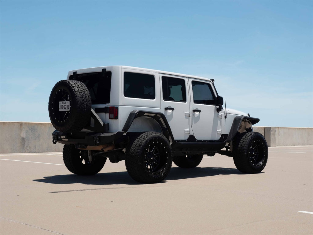 Road Armor 507AFR0B Stealth Fender Flare Body Armor for Select Jeep Wrangler, Jeep Wrangler JK