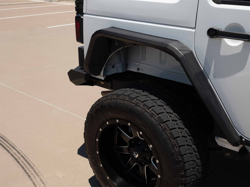 Road Armor 507AFR0B Stealth Fender Flare Body Armor for Select Jeep Wrangler, Jeep Wrangler JK