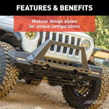 Load image into Gallery viewer, ARIES 2081003 TrailChaser Jeep Wrangler JL; Gladiator Steel Front Bumper Center Section - Truck Part Superstore