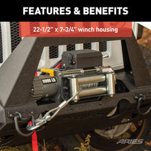 Load image into Gallery viewer, ARIES 2081003 TrailChaser Jeep Wrangler JL; Gladiator Steel Front Bumper Center Section - Truck Part Superstore