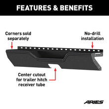 Load image into Gallery viewer, ARIES 2081024 TrailChaser Jeep Wrangler JL Steel Rear Bumper Center Section - Truck Part Superstore