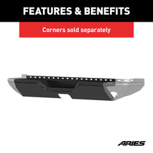 Load image into Gallery viewer, ARIES 2081024 TrailChaser Jeep Wrangler JL Steel Rear Bumper Center Section - Truck Part Superstore