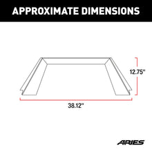Load image into Gallery viewer, ARIES 2081100 ARIES 2081100 TrailChaser Black Steel Front Jeep Bumper Angular Brush Guard Only - Truck Part Superstore