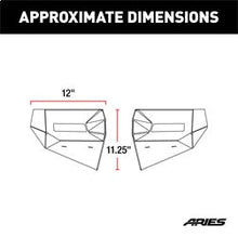 Load image into Gallery viewer, ARIES 2081208 TrailChaser Jeep Wrangler JL; Gladiator Steel Front Bumper Corners - Truck Part Superstore