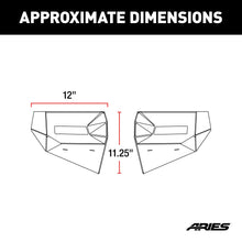 Load image into Gallery viewer, ARIES 2081209 TrailChaser Jeep Wrangler JL, Gladiator Aluminum Front Bumper Corners for Select Jeep Wrangler