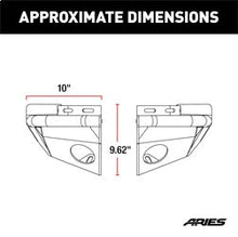 Load image into Gallery viewer, ARIES 2081220 TrailChaser Jeep Wrangler JK Steel Rear Bumper Corners - Truck Part Superstore