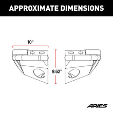 Load image into Gallery viewer, ARIES 2081221 TrailChaser Jeep Wrangler Aluminum Rear Bumper Corners for Select Jeep Wrangler