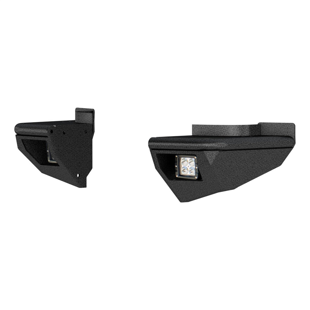 ARIES 2081222 TrailChaser Jeep Wrangler Steel Rear Bumper Corners with LEDs - Truck Part Superstore