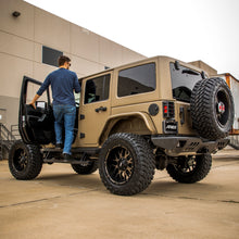 Load image into Gallery viewer, ARIES 2081223 TrailChaser Jeep Wrangler Aluminum Rear Bumper Corners with LEDs for Select Jeep Wrangler